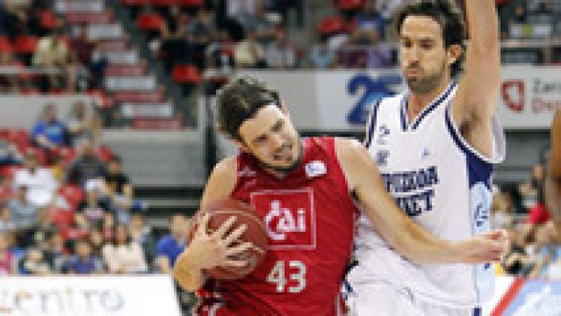 El Gipuzkoa Basket ha dicho adiós a la Liga Endesa al caer derrotado en Zaragoza frente al CAI, que se impuso por 72-65.