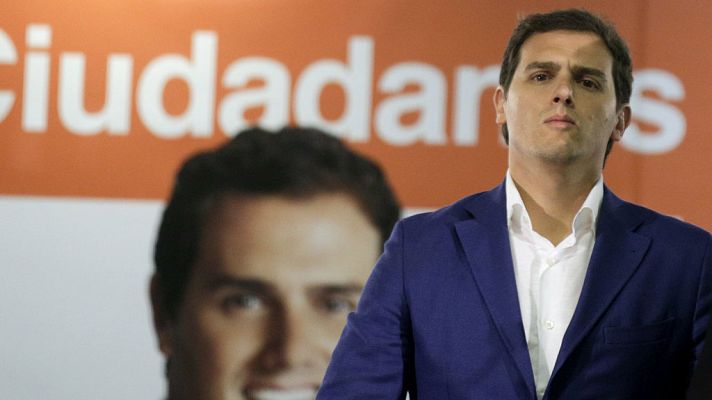 Telediario 1 - Rivera valora los resultados de Ciudadanos