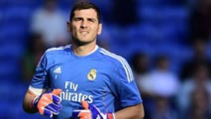 Telediario 1 - Casillas confirma su continuidad en el Real Madrid