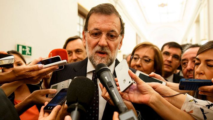 Telediario 1 - Rajoy no descarta cambios en el PP