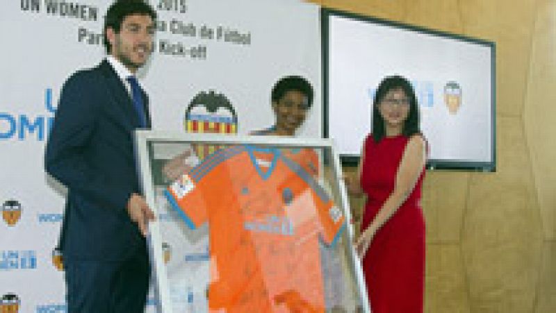 Por primera vez un equipo de fútbol va a patrocinar una iniciativa de Naciones Unidas. El Valencia se ha comprometido con la ONU en la lucha por la igualdad.