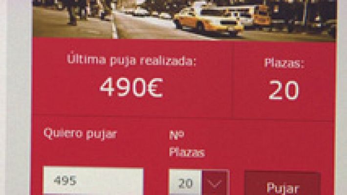 Telediario 1 - La subasta online de billetes de Iberia supera los 100.000 registrados