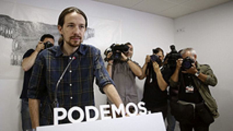 Pablo Iglesias: "Podemos no entrará en ningún gobierno presidido por un candidato del partido socialista"