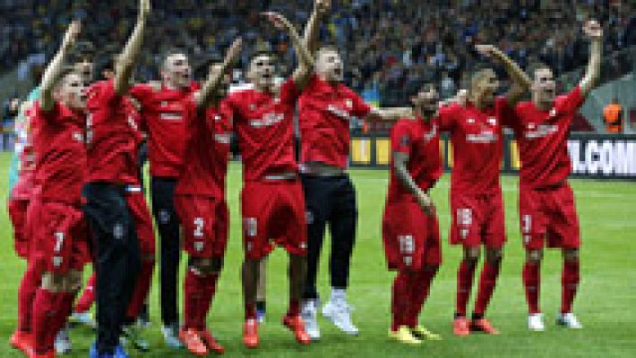 El Sevilla hace historia en la Europa League
