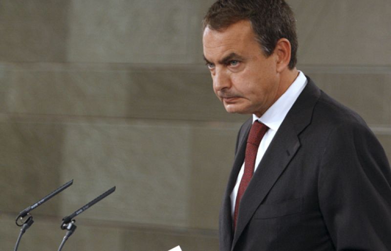 Comparecencia íntegra de Zapatero