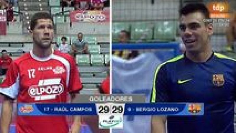 Fútbol sala - Liga Nacional. Play Off. Semifinales: El Pozo Murcia-FC Barcelona - ver ahora  