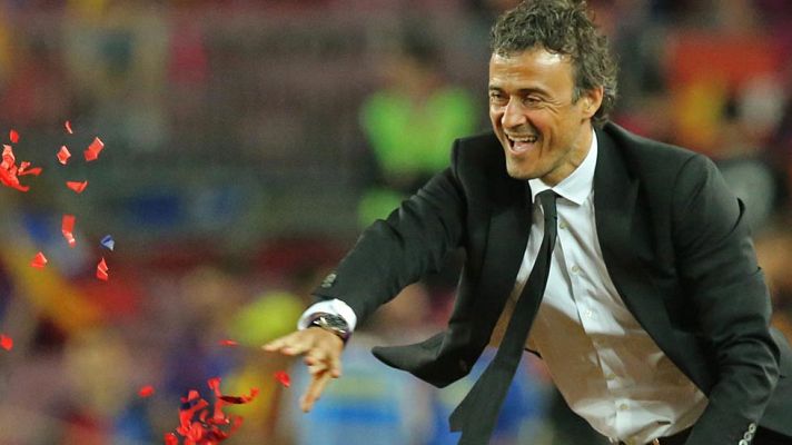 Telediario 1 - Luis Enrique: "Invencibles no, por favor, es una palabra horrible"