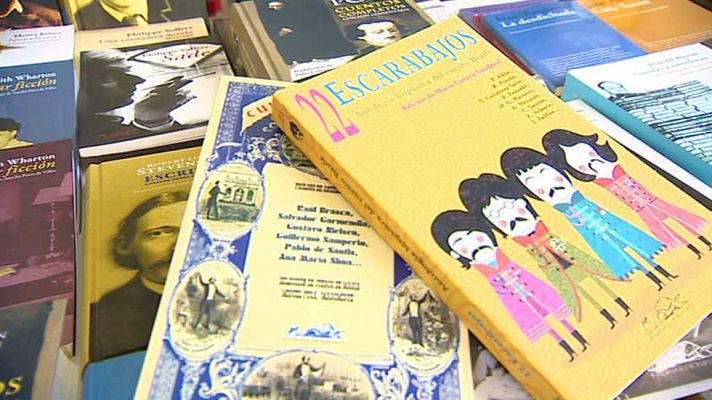 Telediario 1 - Día esplendido en la feria del libro de Madrid