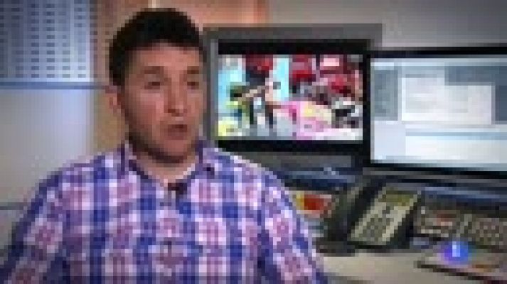 Telediario 1 - Carlos Sastre: "Contador está al nivel de Induráin"