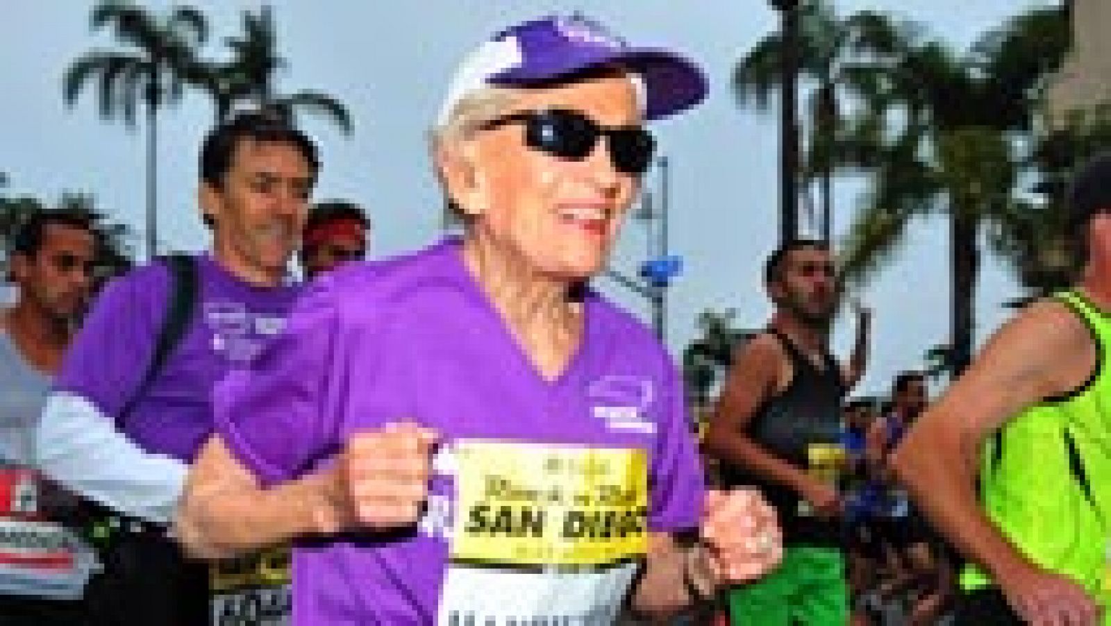 Telediario 1: 92 años, récord de longevidad en una maratón | RTVE Play