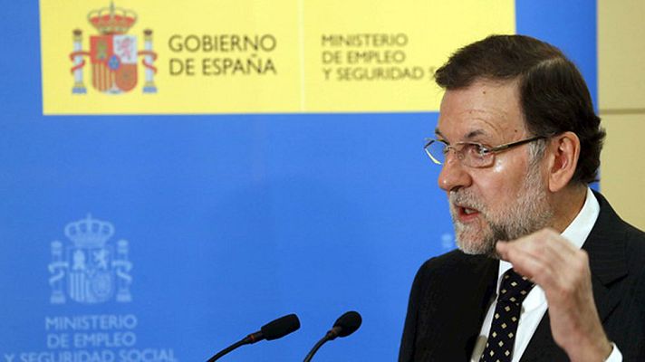 Telediario 1 - Rajoy: "Los datos de paro registrado demuestran que la recuperación de la economía no es coyuntural"