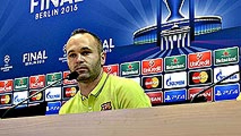 El jugador del Barcelona Andrés Iniesta confía en superar las molestias musculares en su gemelo y jugar el próximo sábado la final de la Liga de Campeones que el equipo azulgrana disputará contra el Juventus de Turín.