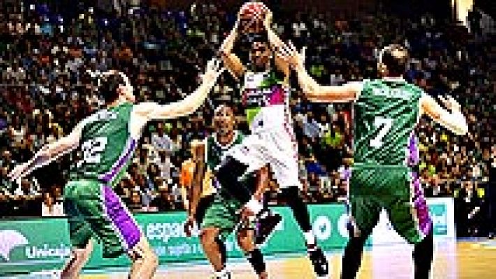 Telediario 1 - Real Madrid-Valencia y Barcelona-Unicaja, semifinales de la Liga Endesa