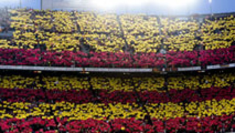 El PP defiende una reforma legal tras la pitada al himno nacional en el Camp Nou
