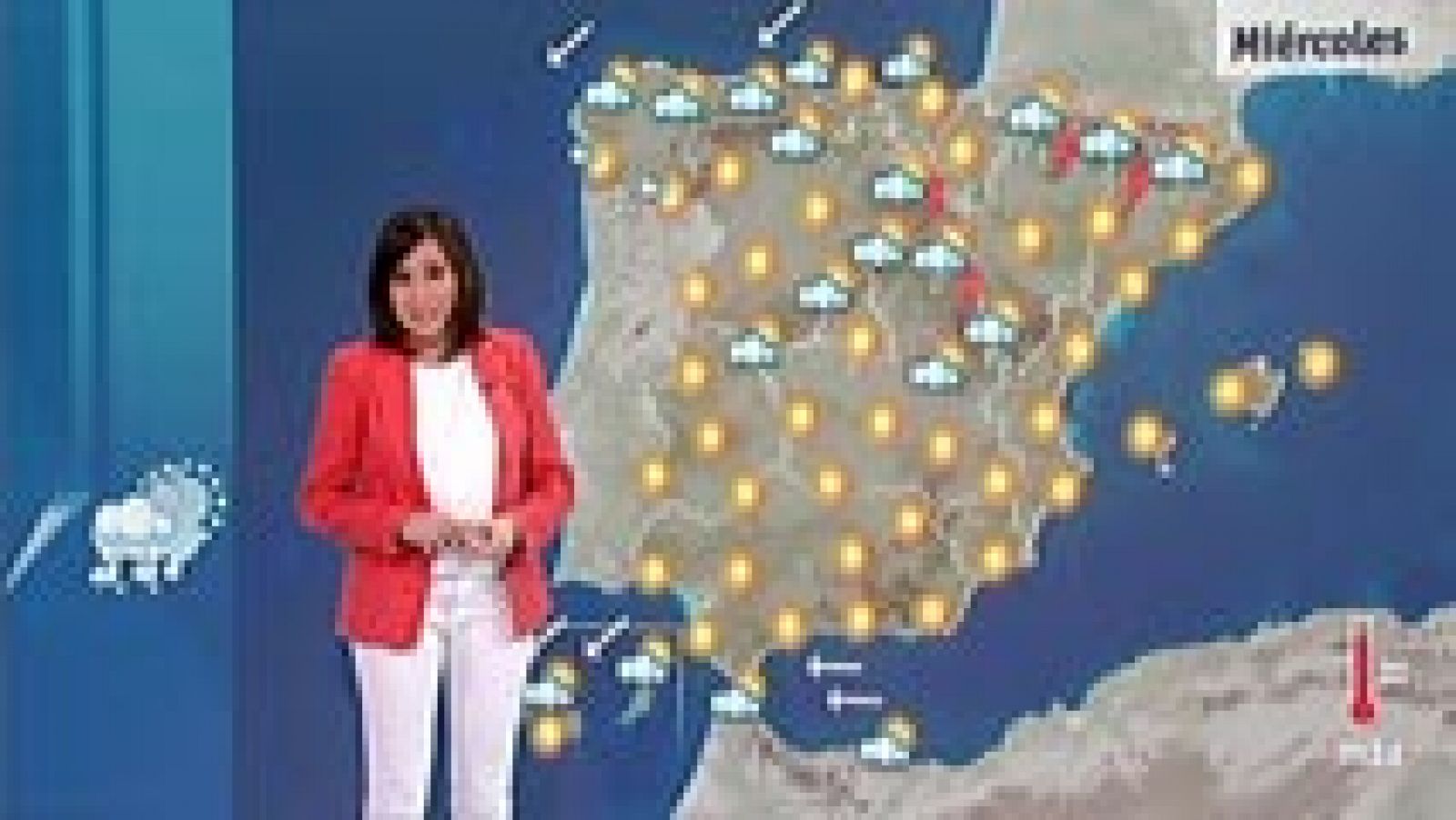 El Tiempo - Calor y tiempo soleado salvo en Galicia y Asturias