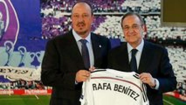 Presentación de Benítez como entrenador del Real Madrid