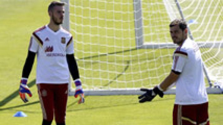 Telediario 1 - Casillas y De Gea, bajo la lupa de Xavi Valero