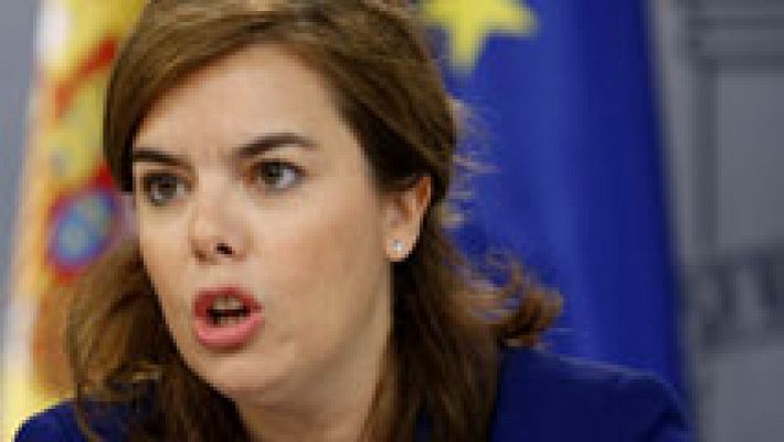 Telediario 1 - El Gobierno afirma estar "muy preocupado" por el PSOE