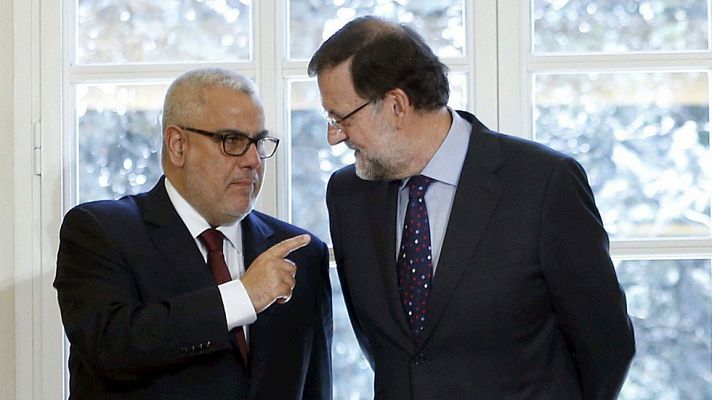 Telediario 1 - La inmigración y las relaciones comerciales centran la cumbre hispano-marroquí