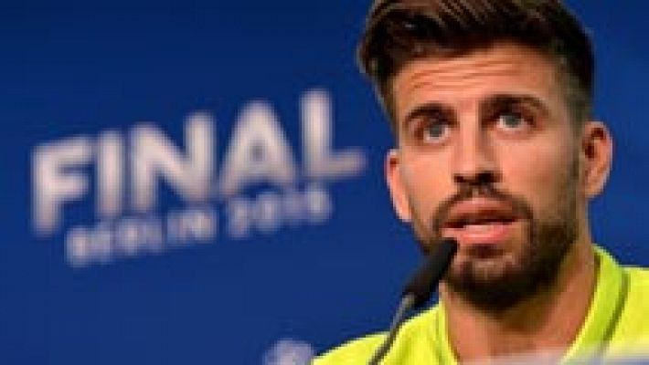 Telediario 1 - Piqué: "Estamos a 90 minutos de la perfección"