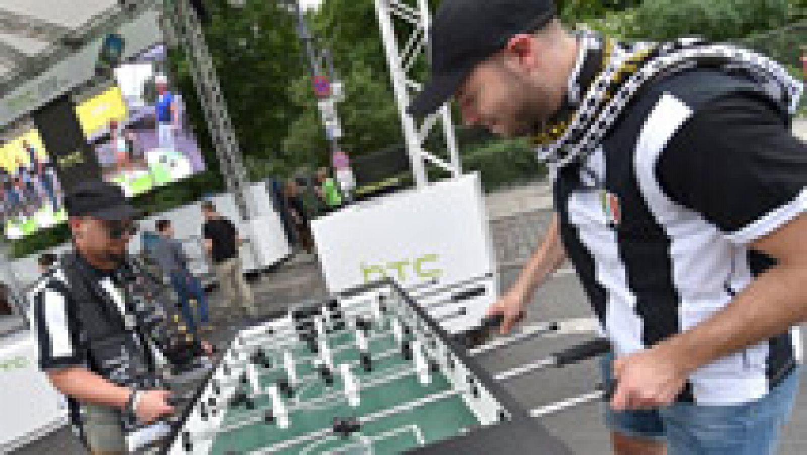 Telediario 1: Los aficionados de la Juventus también se hacen notar en Berlín | RTVE Play