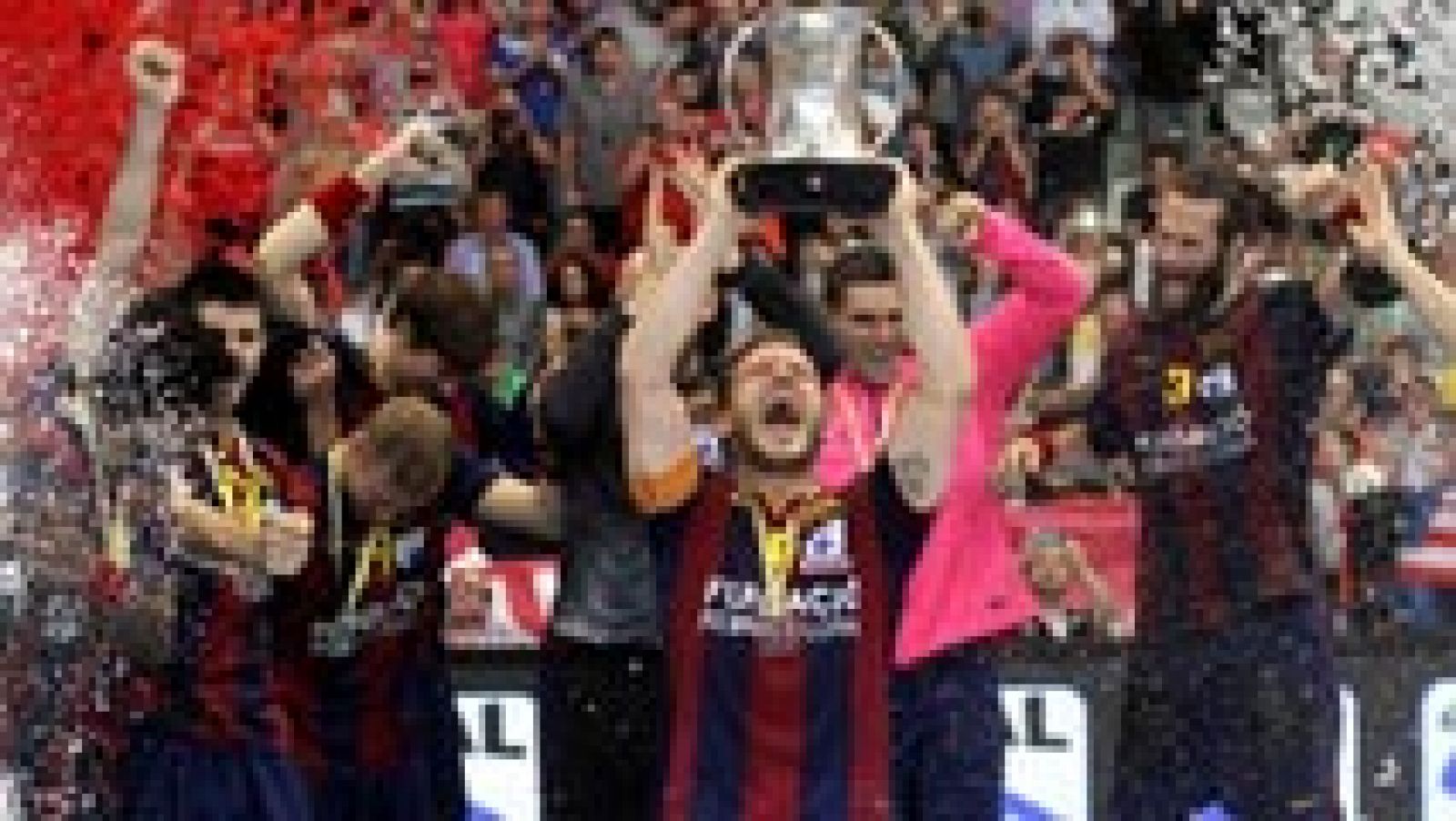 Telediario 1: El Barcelona gana la Copa del Rey de balonmano | RTVE Play