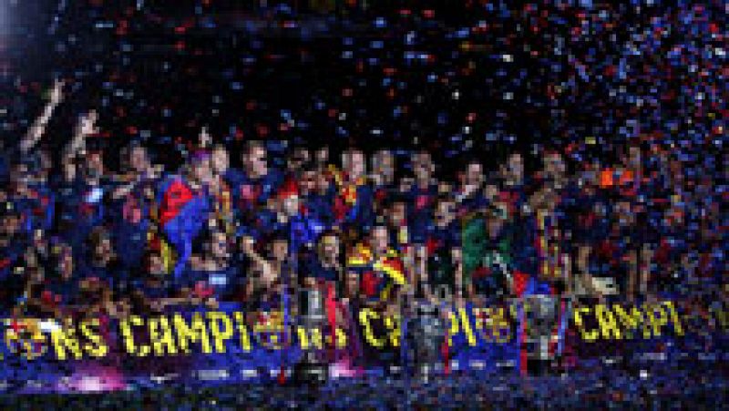 El Barça pone punto final en el Camp Nou a la fiesta 