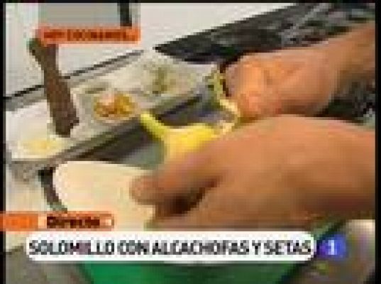 RTVE Cocina - Ternera con alcachofas y setas