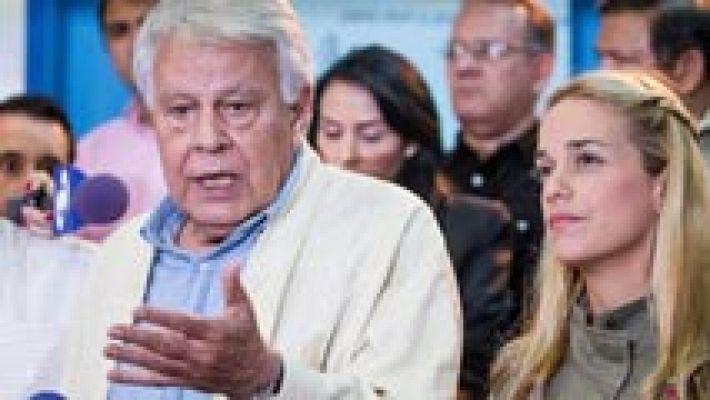 Telediario 1 - Felipe González deja Venezuela