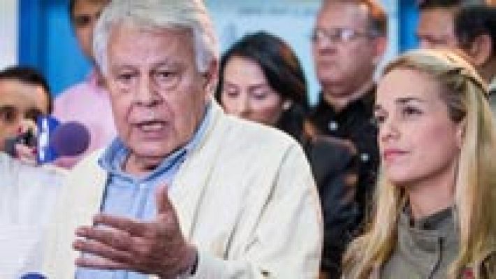 Felipe González deja Venezuela 