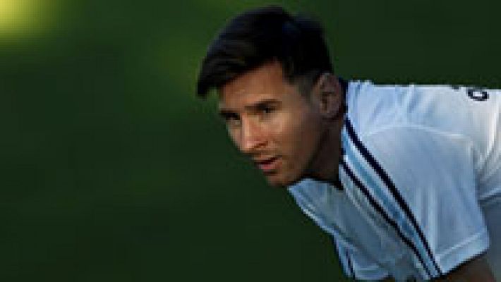Telediario 1 - Messi llega pletórico a la Copa América