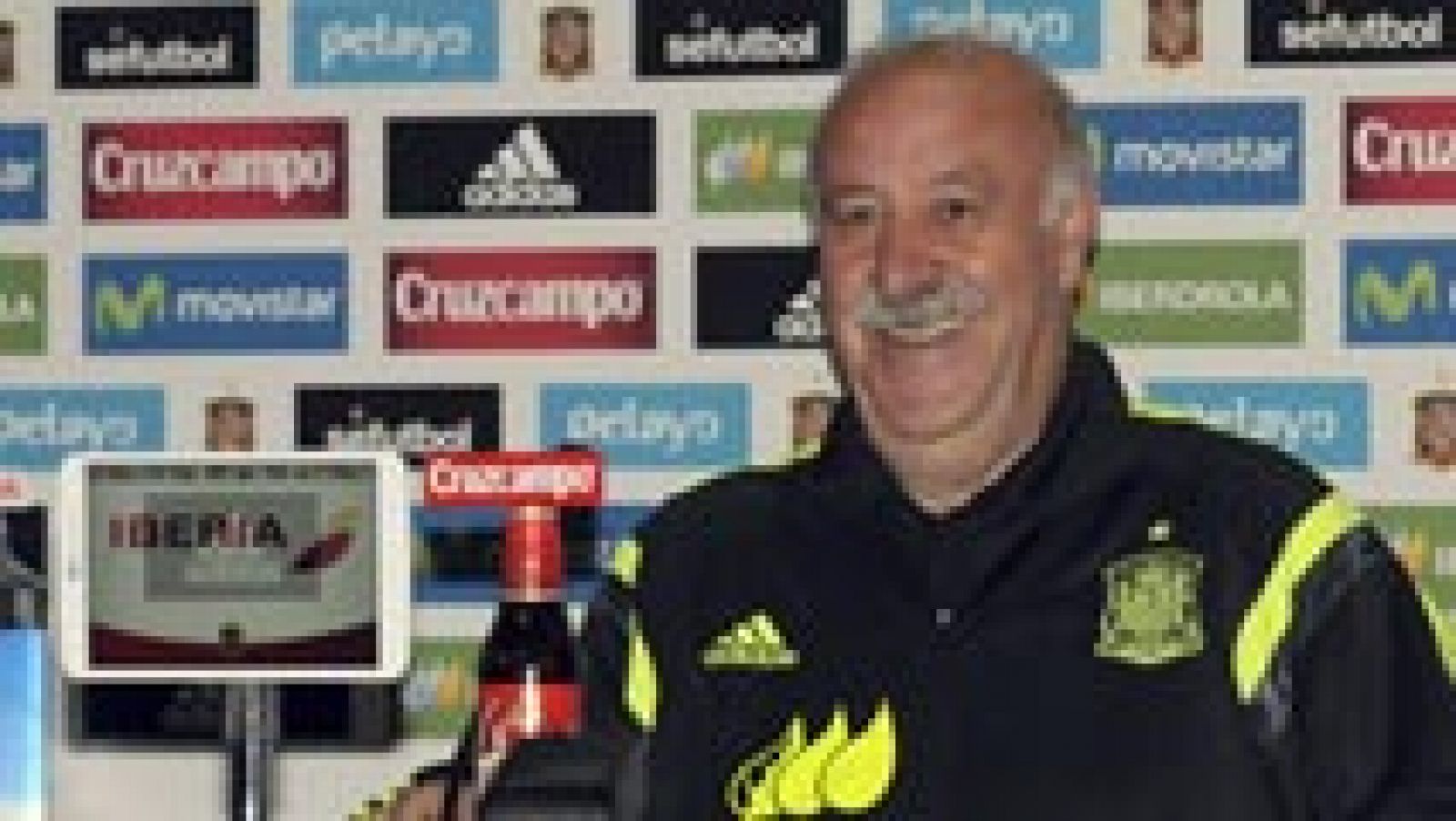 Telediario 1: Del Bosque: "Hay buen ambiente; si no, habríamos tomado medidas" | RTVE Play