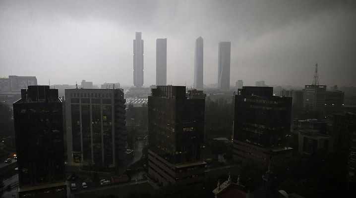 Gran tormenta en Madrid