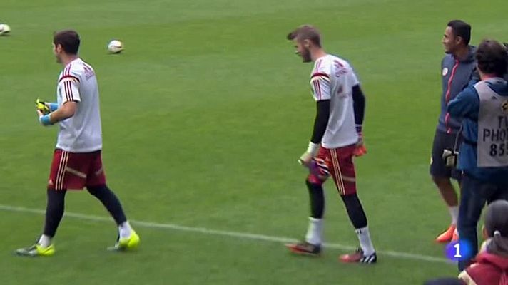 Telediario 1 - Casillas, Keylor y De Gea, ¿Pasado, presente y futuro del Madrid?