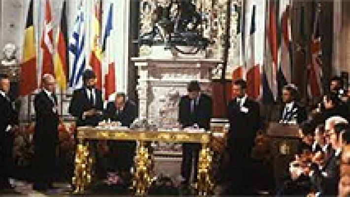 Telediario 1 - 30 años de España en Europa