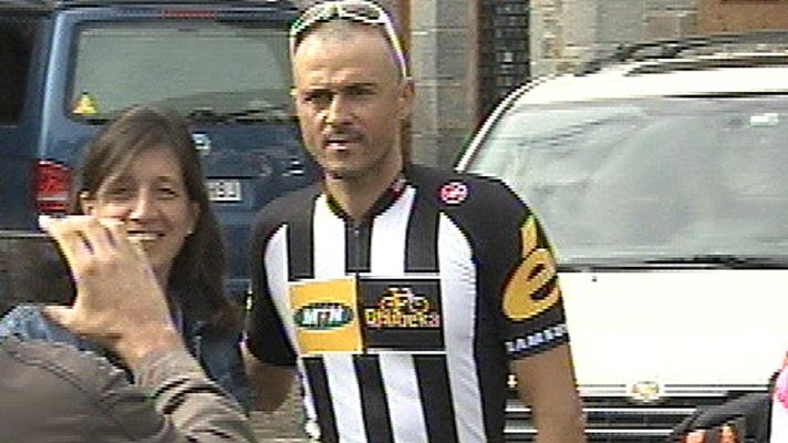 Telediario 1 - Luis Enrique se pasa al ciclismo extremo