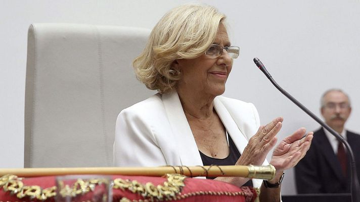 Informativo 24h - Manuela Carmena se convierte en alcaldesa de Madrid