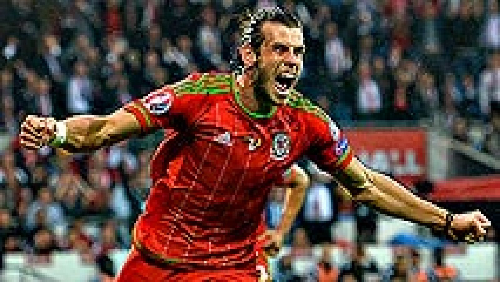 Telediario 1: Bale da la victoria a Gales con Rafa Benítez en la grada | RTVE Play