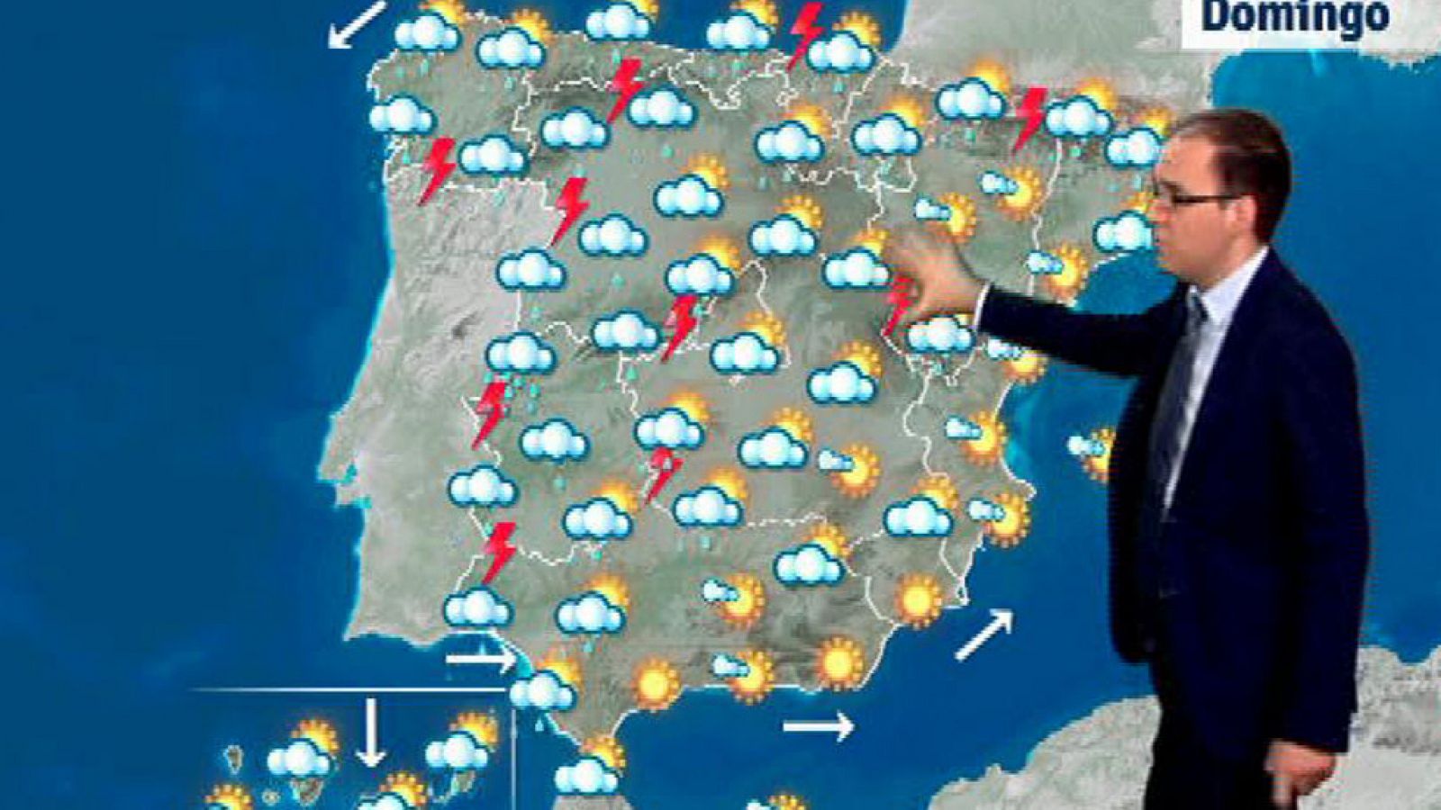 El tiempo: chubascos y tormentas fuertes en zonas de Extremadura, Casti | RTVE Play