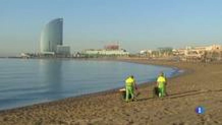 L'Informatiu - Les platges catalanes a punt per l'inici de la temporada de bany