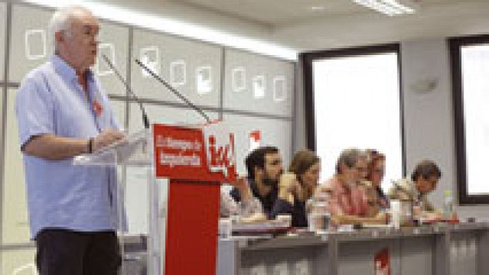 Telediario 1 - IU debate la desvinculación de la federación de Madrid