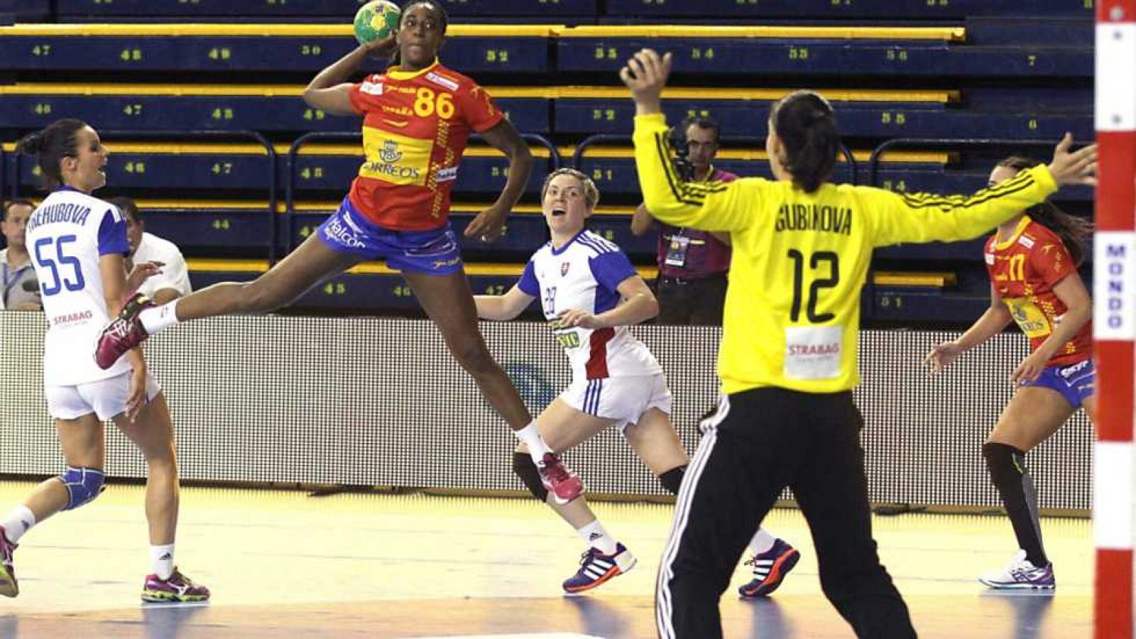 Balonmano - Play Off. Clasificación Campeonato del mundo femenino: Eslovaquia-España