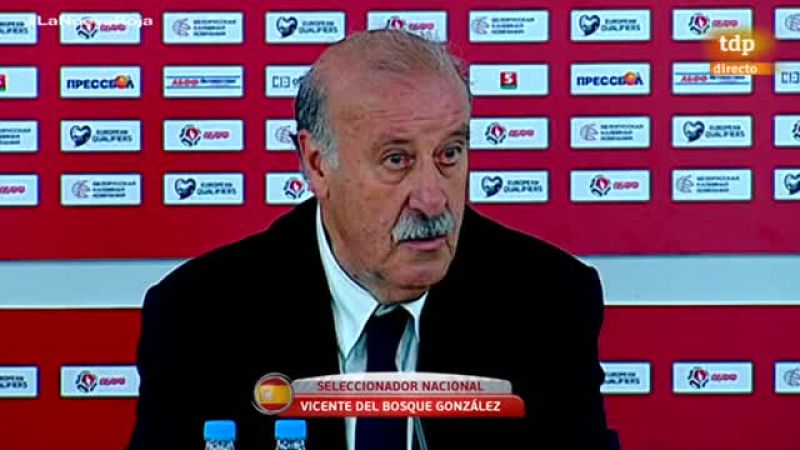 Vicente del Bosque, seleccionador español, destacó la importancia del triunfo ante Bielorrusia (0-1), como "un paso adelante para lograr la clasificación" directa a la Eurocopa 2016. "Hemos hecho un enorme esfuerzo tras acabar la temporada y llegar e