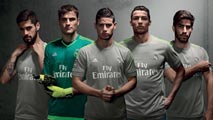 Camiseta gris outlet real madrid