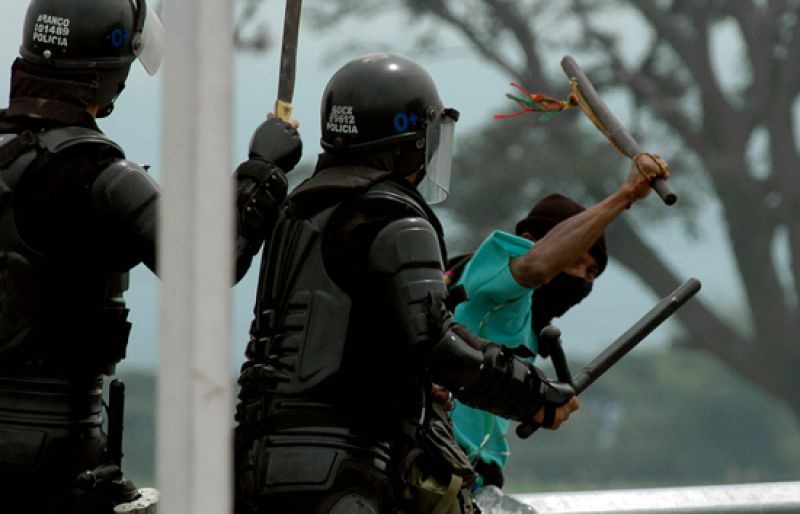 Enfrentamientos en Colombia