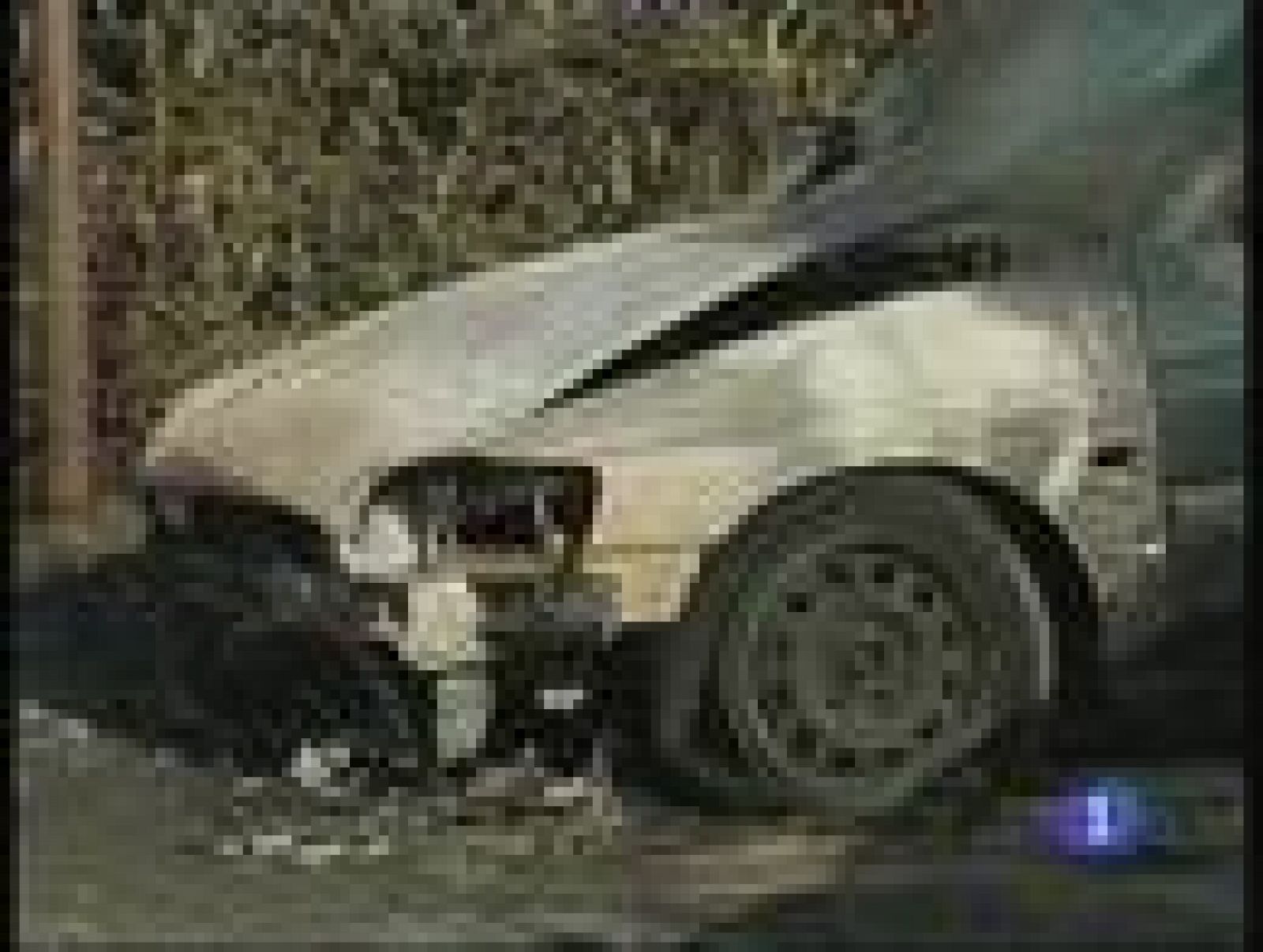 En Erandio, Vizcaya, varios desconocidos han incendiado esta madrugada el coche de un escolta privado | Ver