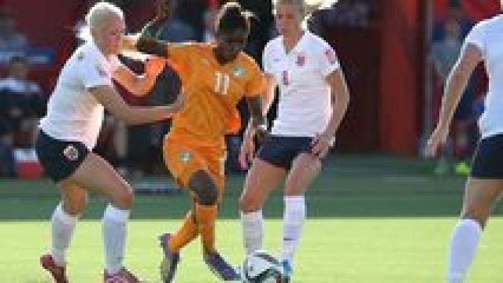 Campeonato del Mundo Femenino: Costa de Marfil-Noruega