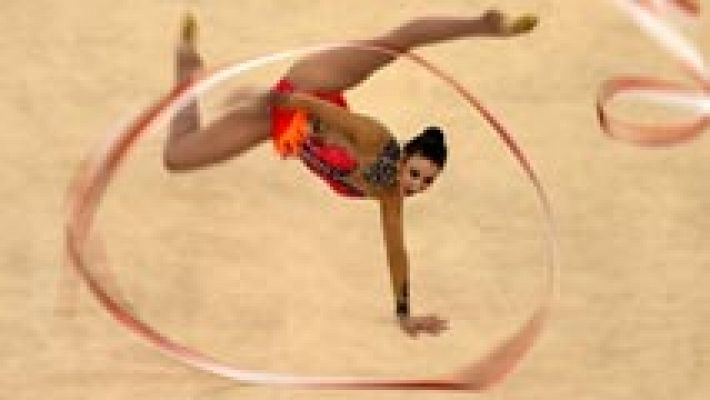 España se queda a las puertas de las medallas en gimnasia rítmica