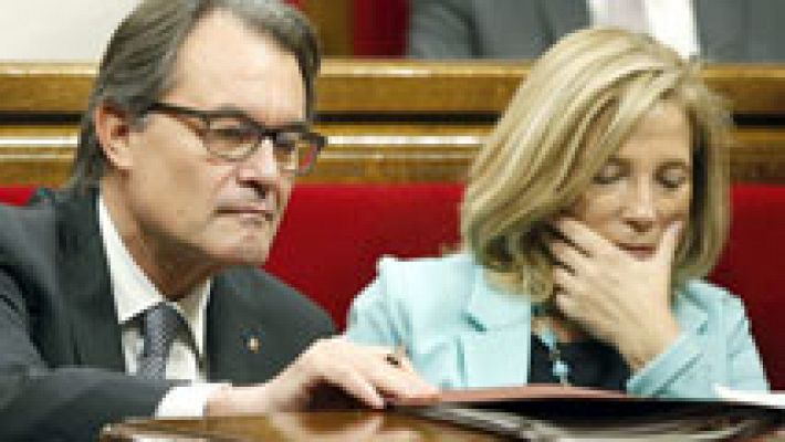 Telediario 1 - CDC y UDC irán separados a las elecciones catalanas