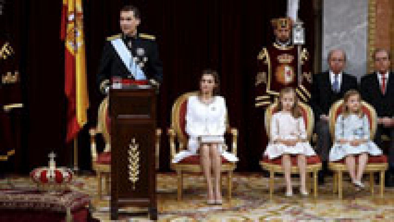 Telediario 1: Felipe VI cumple un año en el trono  | RTVE Play